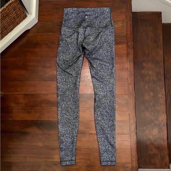 Lululemon High Times Pant Luon Suited Jacquard Black White - Picture 11 of 13
